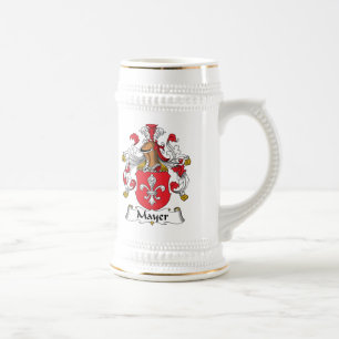 Mayer Family Crest Beer Stein