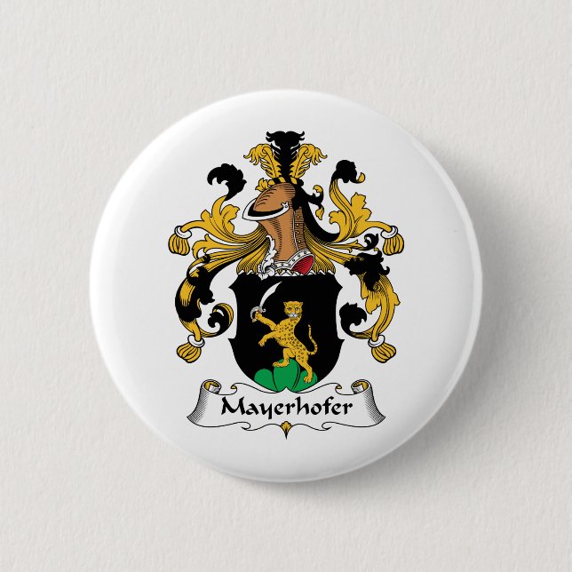Mayerhofer Family Crest Button (Front)