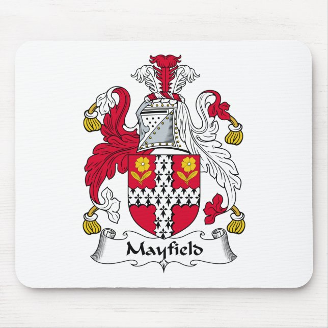 Mayfield Family Crest Mouse Pad (Front)