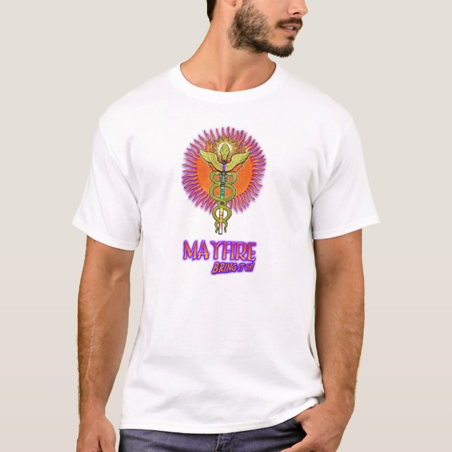 Mayfire Dark T, Organic Cotton T-Shirt (Front)