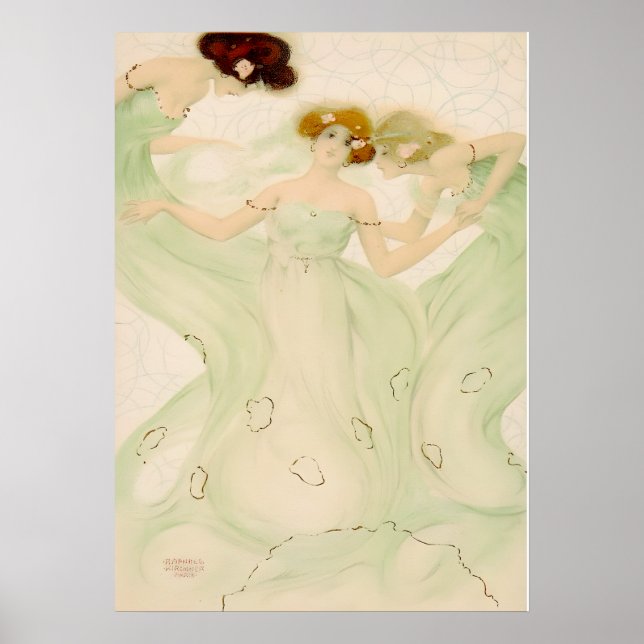 Mayflies by Raphael Kirchner Poster (Front)