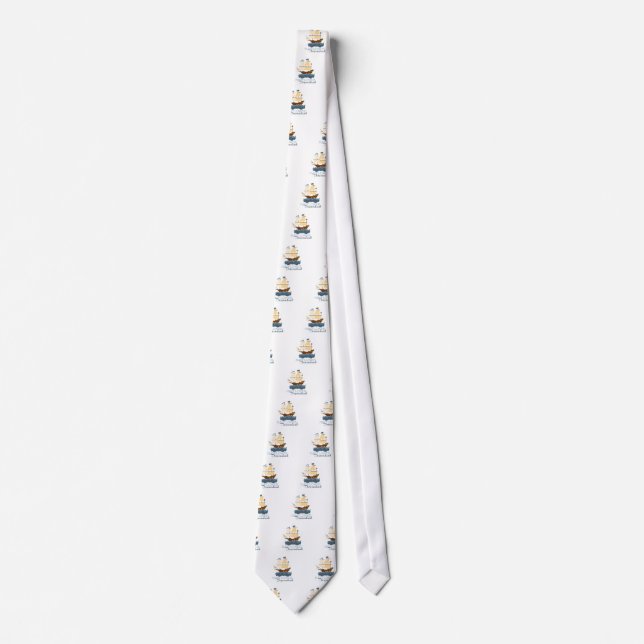 Mayflower Descendant Neck Tie (Front)