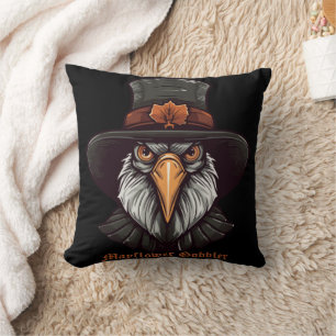  Mayflower Gobbler Throw Pillow