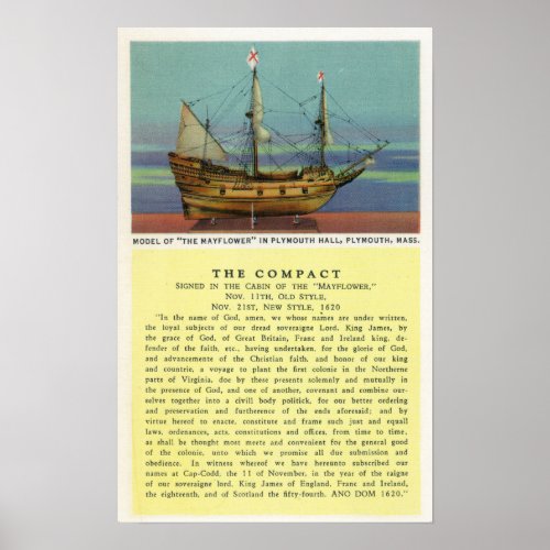 Mayflower Model Poster