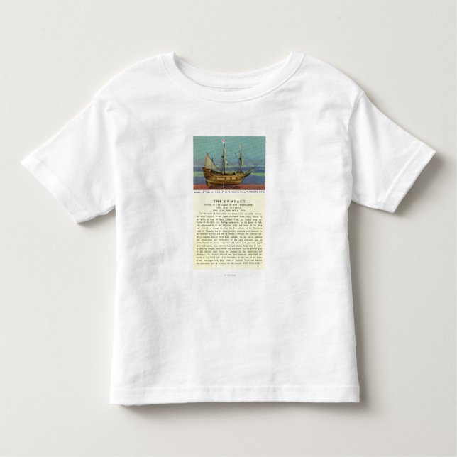 Mayflower Model Toddler T-shirt (Front)