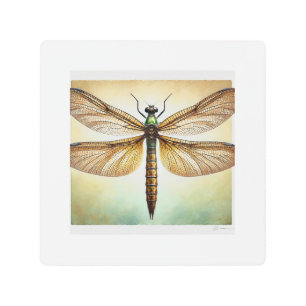 Mayfly 160724IREF225 - Watercolor Metal Print