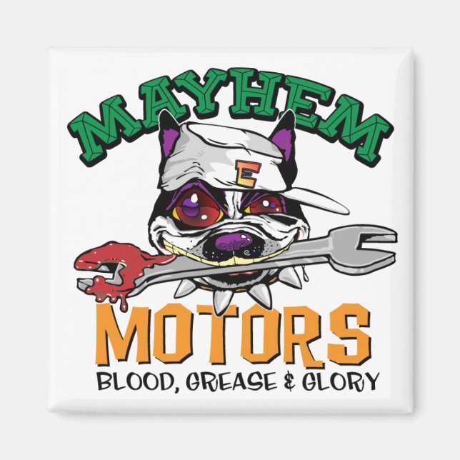 Mayhem Motors Magnet (Front)