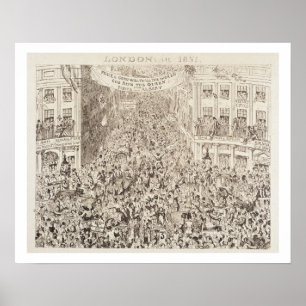Mayhew's Great Exhibition of 1851: London in 1851, Poster