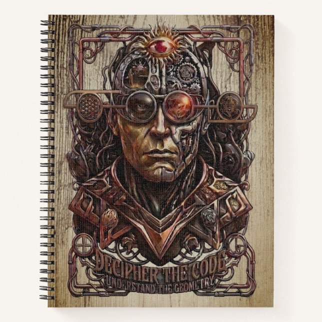 Maynard - Cyber Third Eye Decipher Code Notebook (Front)