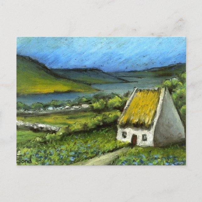 Mayo cottage by Tanya Bond Postcard (Front)