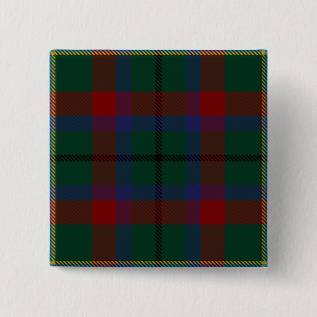 Mayo County Irish Tartan Button (Front)