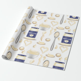 mayo mayonnaise condiment creamy spread sauce wrapping paper