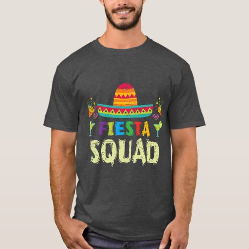 Mayo Mexican Food Fiesta Squad Parade Cinco de May T_Shirt