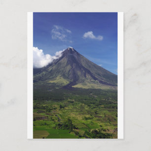 Mayon Volcano in Legaspi, Philippines Postcard