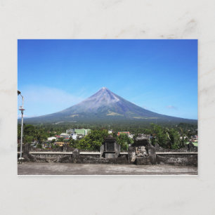 Mayon Volcano Postcard