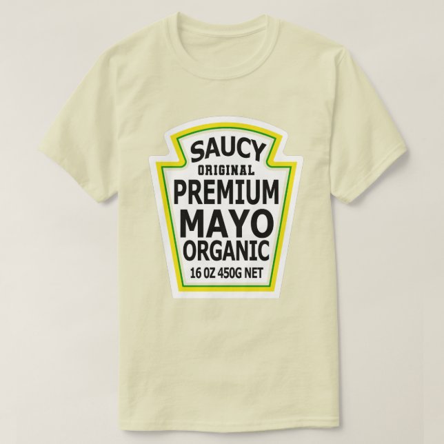 mayonnaise Packet Halloween Costume T-Shirt (Design Front)