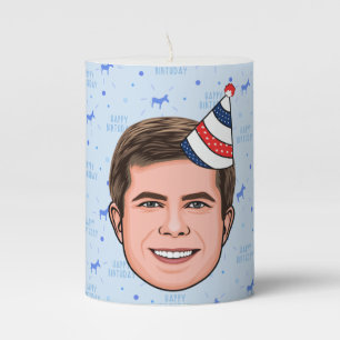 MAYOR BIRTHDAY PILLAR CANDLE