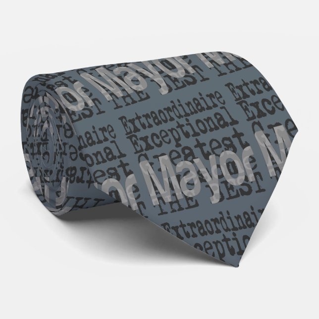 Mayor Extraordinaire Neck Tie (Rolled)