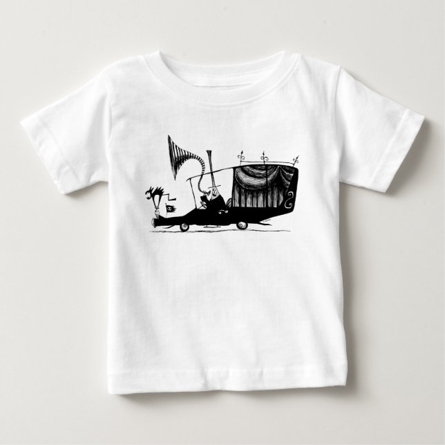 Mayor of Halloween Town Driving Hearse Baby T-Shirt (Front)