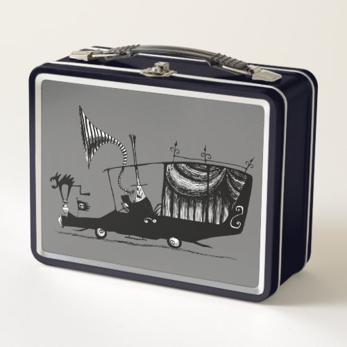 Mayor of Halloween Town Driving Hearse Metal Lunch Box