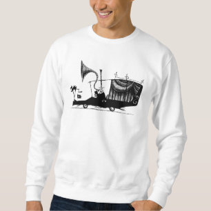 Mayor of Halloween Town Driving Hearse Sweatshirt