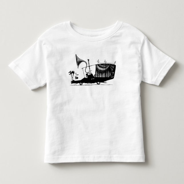 Mayor of Halloween Town Driving Hearse Toddler T-shirt (Front)