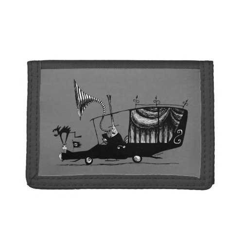 Mayor of Halloween Town Driving Hearse Trifold Wallet