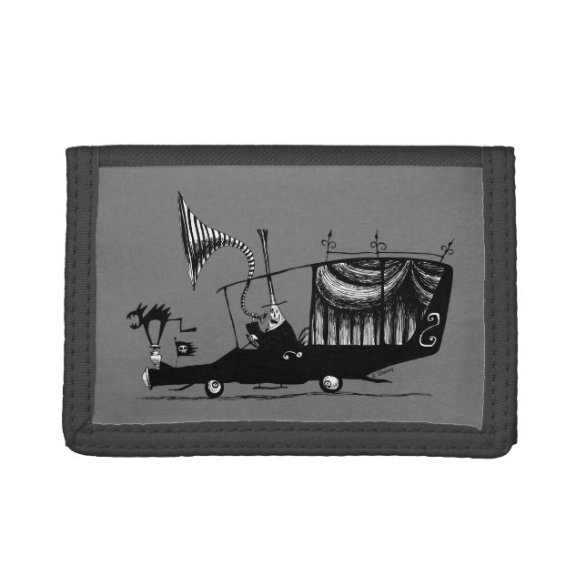 Mayor of Halloween Town Driving Hearse Trifold Wallet (Front)