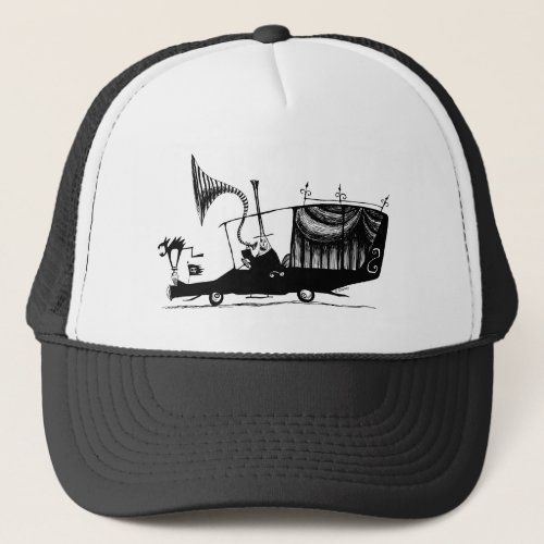 Mayor of Halloween Town Driving Hearse Trucker Hat