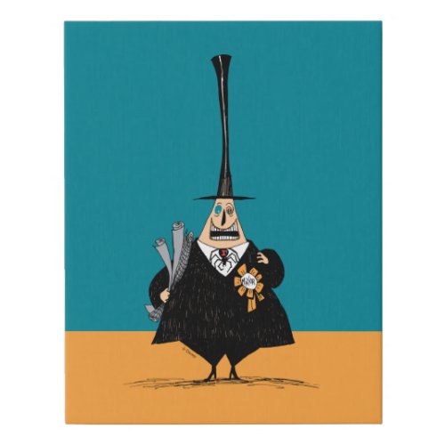Mayor of Halloween Town Faux Canvas Print