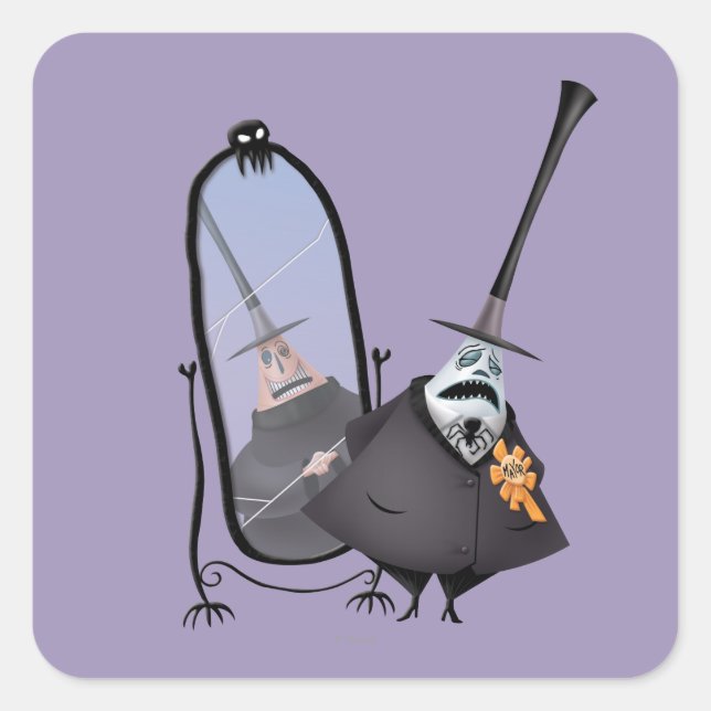 Mayor of Halloween Town | Mirror Square Sticker (Front)
