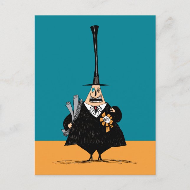 Mayor of Halloween Town Postcard (Front)