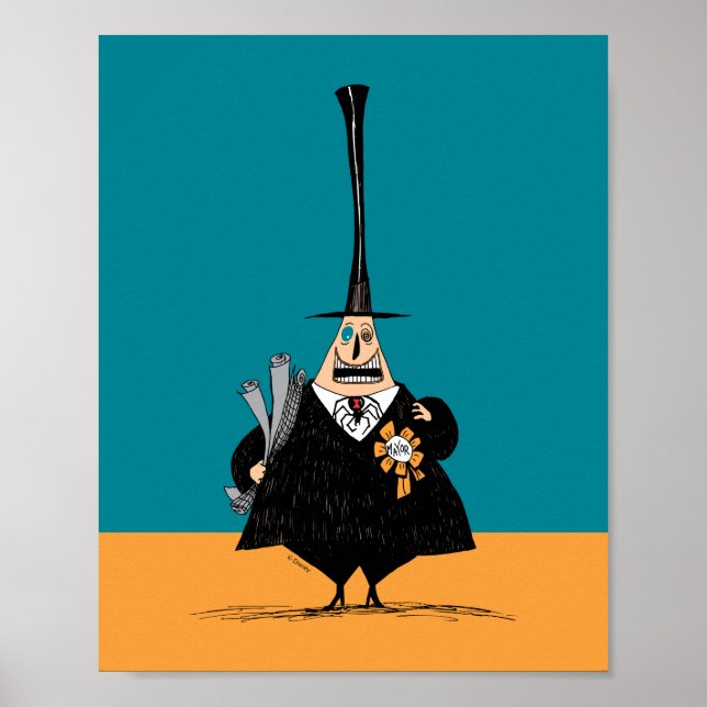 Mayor of Halloween Town Poster (Front)