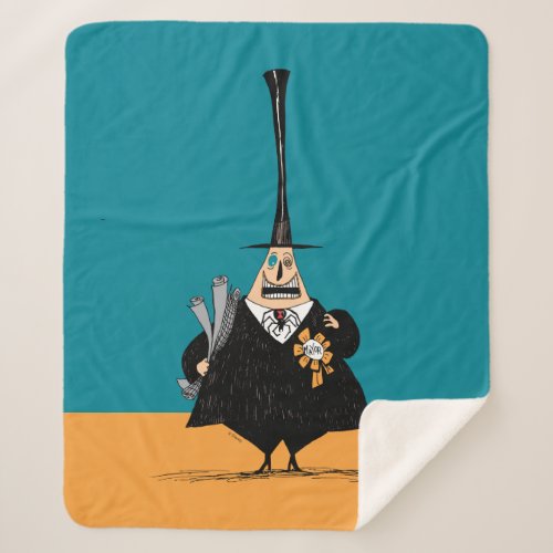 Mayor of Halloween Town Sherpa Blanket