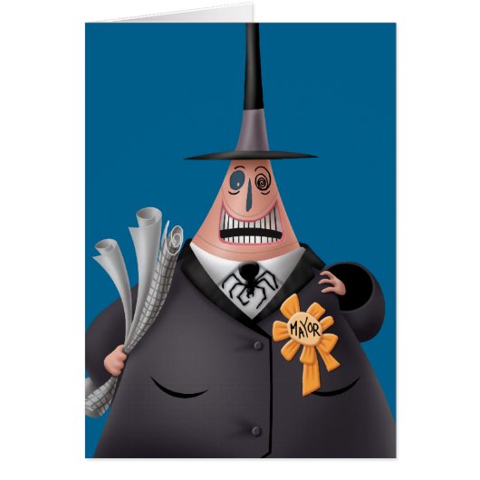 Mayor Of Halloween Town | Smiling Face Cards (Front)