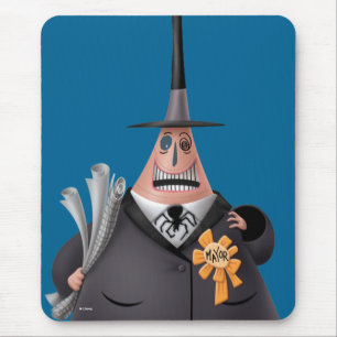 Mayor Of Halloween Town Smiling Face Mouse Pad