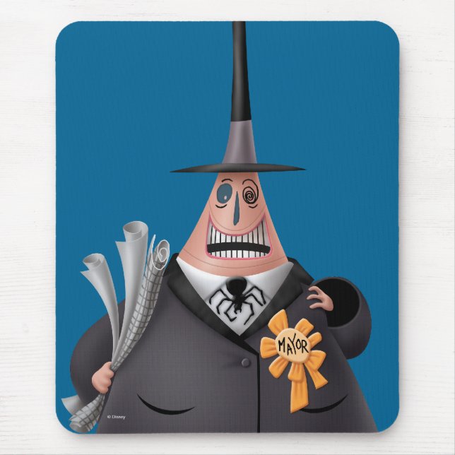 Mayor Of Halloween Town | Smiling Face Mouse Pad (Front)