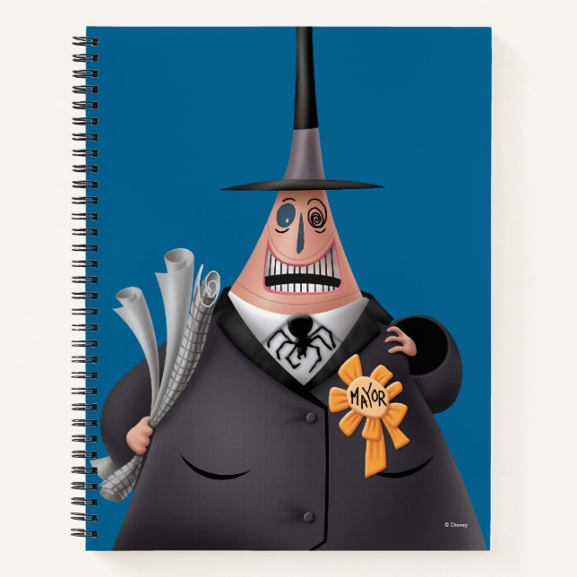 Mayor Of Halloween Town | Smiling Face Notebook (Front)