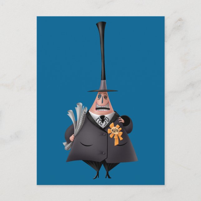 Mayor Of Halloween Town | Smiling Face Postcard (Front)