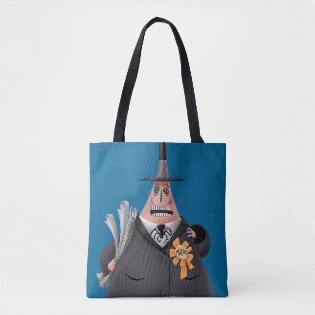 Mayor Of Halloween Town | Smiling Face Tote Bag (Front)