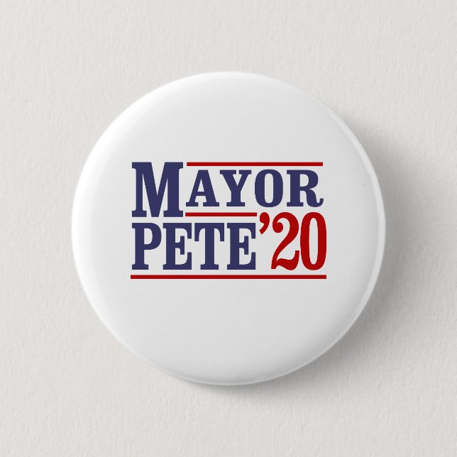 MAYOR PETE '20 BUTTON (Front)