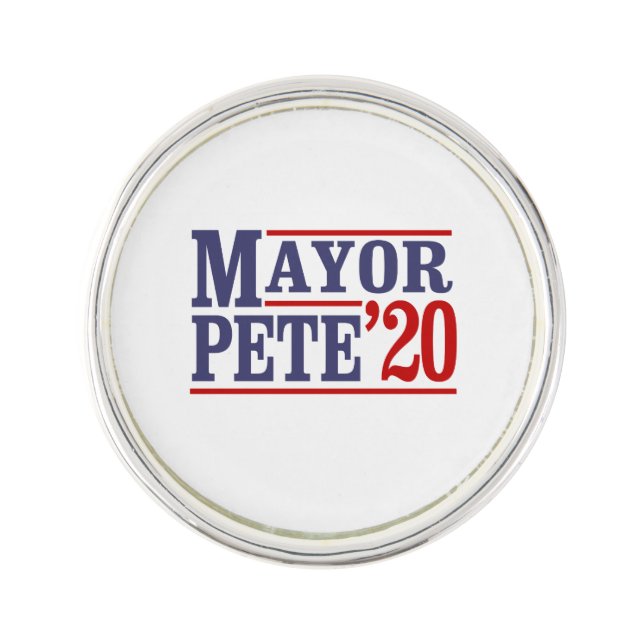 MAYOR PETE '20 LAPEL PIN (Front)