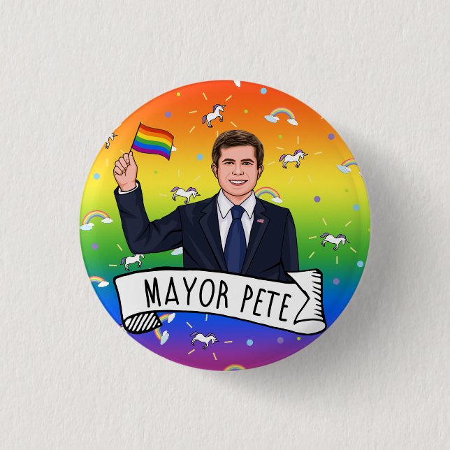 Mayor Pete Pride Button (Front)
