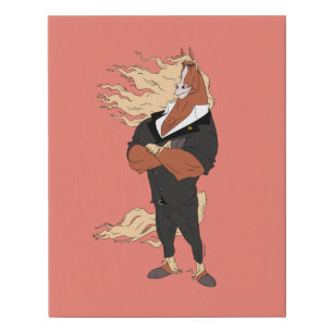 Mayor Winddancer Your Mane Man Faux Canvas Print