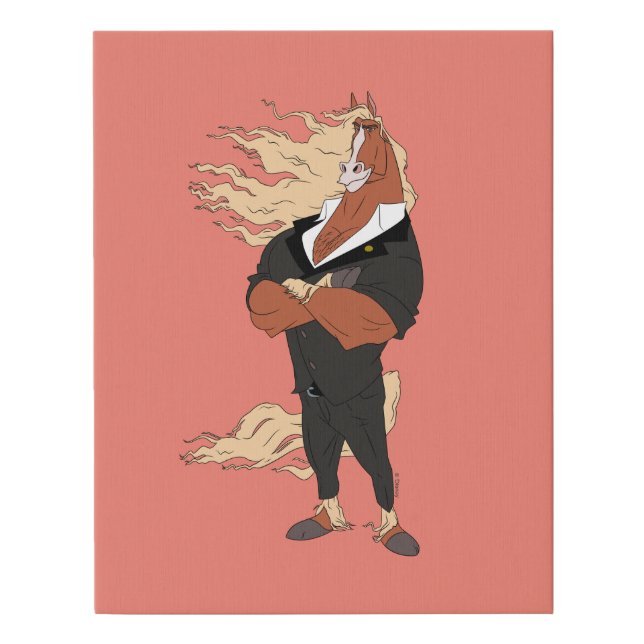 Mayor Winddancer Your Mane Man Faux Canvas Print (Front)