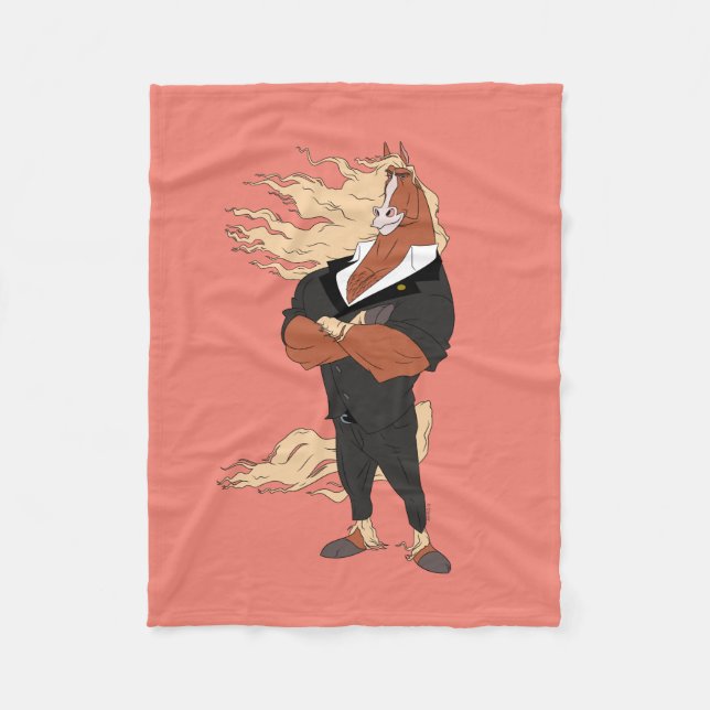 Mayor Winddancer Your Mane Man Fleece Blanket (Front)