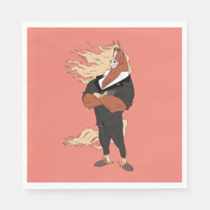 Mayor Winddancer Your Mane Man Napkins