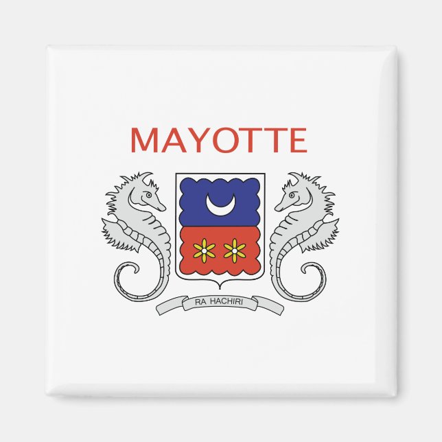 Mayotte Flag Magnet (Front)
