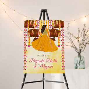 Mayoun Welcome Signs Dholki signs, Maiyan signs