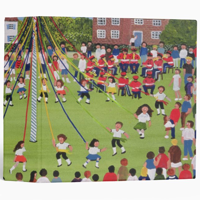 Maypole 3 Ring Binder (Front/Spine)